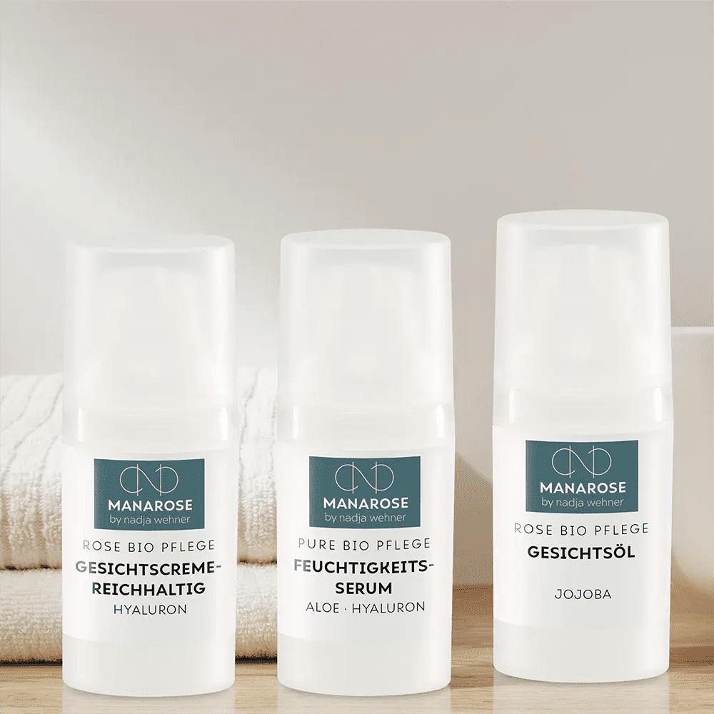 Manarose Biokosmetik - Gesichtspflege Set - Winterpflege - strahlende Haut